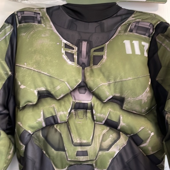 HALO INFINITE Master Chief deluxe kids costume size large 10/12 - Picture 7 of 13